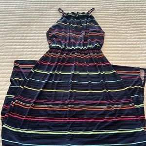 XS super soft maxi dress with great bright colors